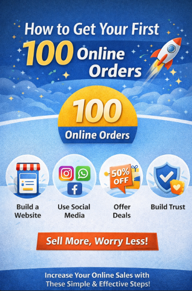 Getting Your First Order How to Get Your First 100 Online Orders | Shopyji Blog